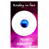Blue Chrome Hijab Magnet - Tuesday in Love