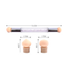 Double Head Sponge Nail Brush