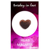 Brown Heart Hijab Magnets - Tuesday in Love