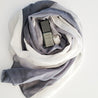 Grey and White Ombre Hijab Gift Set - Tuesday in Love