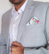 Love for Him - Light Blue Vintage Pocket Square - Tuesday in Love Halal Nail Polish & Cosmetics